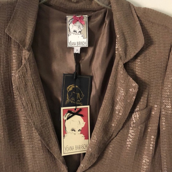 Yoana Baraschi Sequins Blazer $485 - Picture 5 of 8